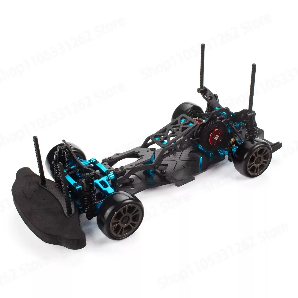 1/10 M-Size RC Drift Car Frame, Center Rear Drive KIT Version P70381