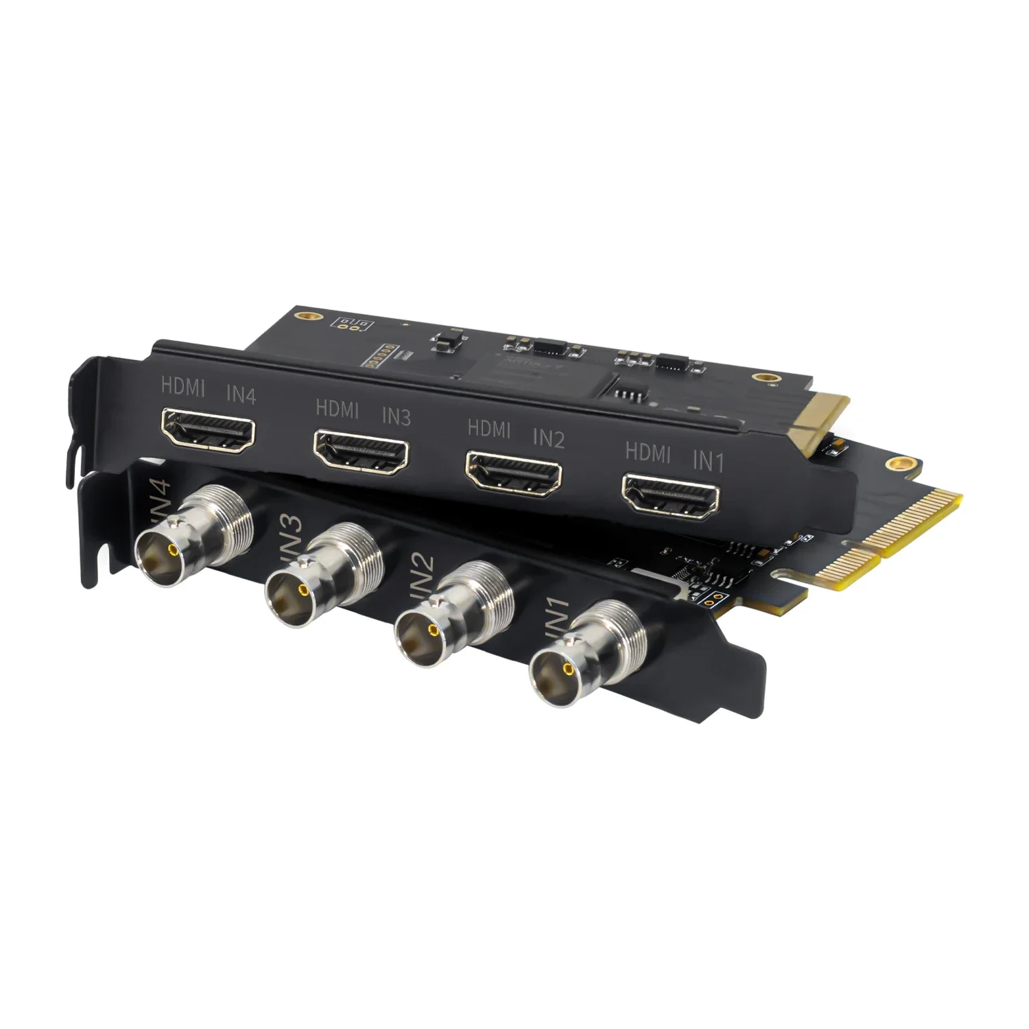 

4 Channel SDI PCI-E HD Broadcast Video Capture Card 1080p OBS Vmix Wirecast Streaming For Windows For PC Computer Monitor Game