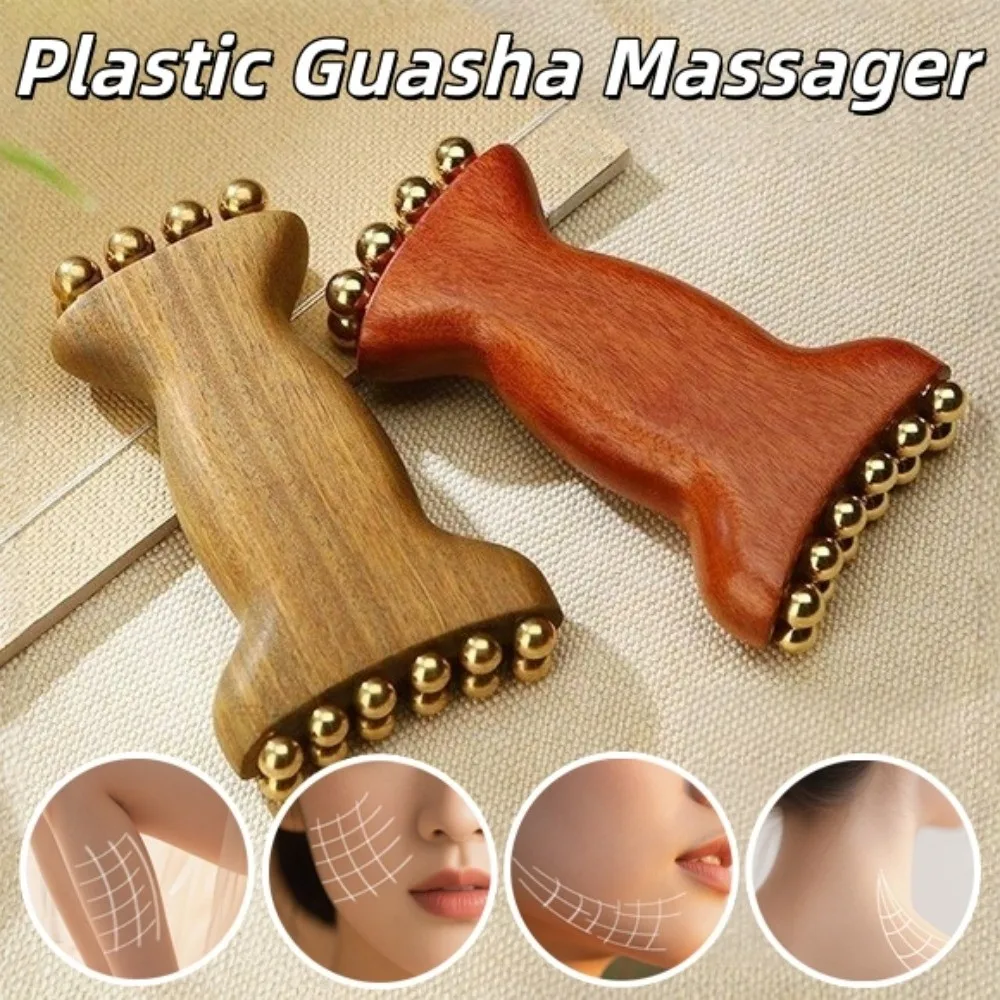 

Reduce Puffiness Guasha Face Massager Natural Material Face Lifting and Tightening Meridian Brush Skin Scraping Traditional
