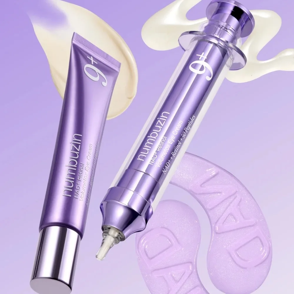 Numbuzin No.9 NAD+Retinol Eye Cream 50 Peptides Tube/Syringe‑Shape Deeply Hydrating Firming Remove DarkCircle Under‑Eye Skincare