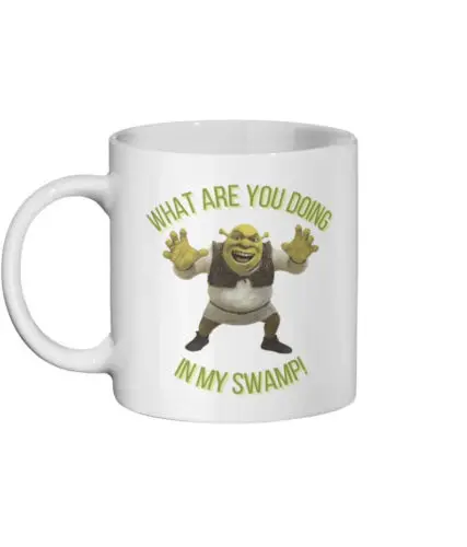 What are you doing in my swamp Shrek Mug