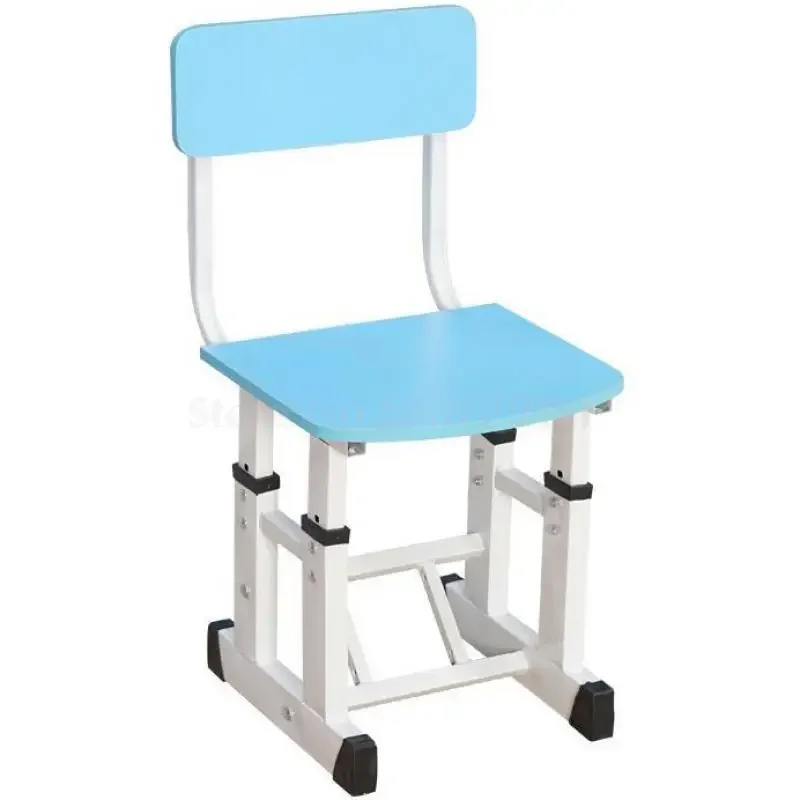 Children's Study Chair - Adjustable Lifting Solid Wooden Dining Chair with Desk for Primary School Students Ergonomic Kids Chair