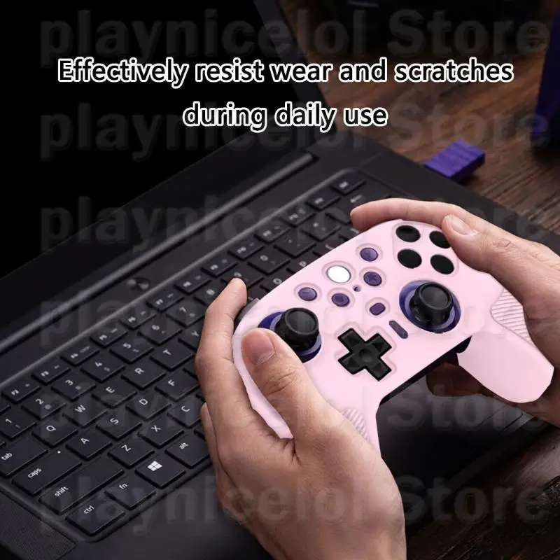 E8BA Flexibele dekbedelingscontroller Siliconenafdekking Beschermende schaal voor draadloze controller Waterdichte huisdichte