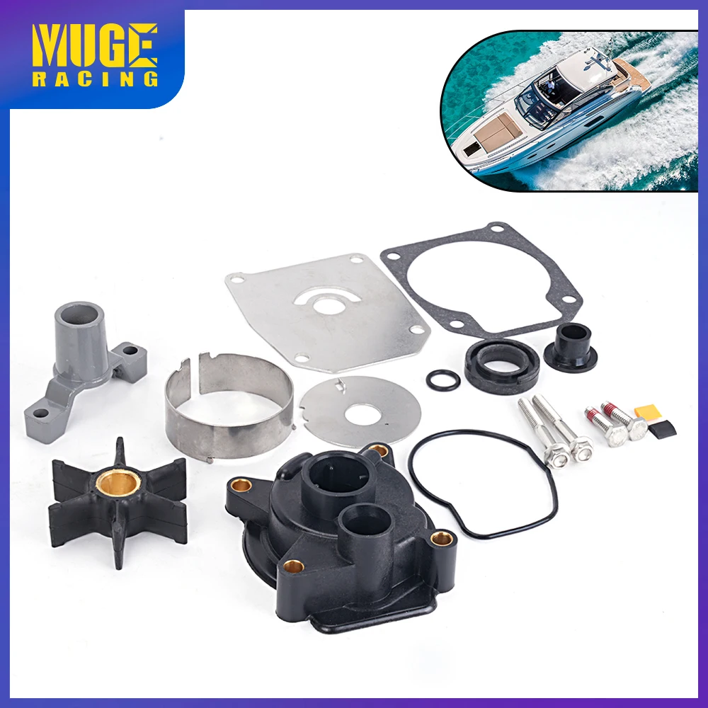 MUGE-439077 Ремкомплект крыльчатки водяного насоса, совместимый с подвесным двигателем Johnson Evinrude 35-60 л.с., детали лодочного двигателя 18-3399 TC055 MUGE-439077 Ремкомплект крыльчатки водяного насоса, совместимый с подвесным двигателем Johnson Evinrude 35-60 л.с., детали лодочного двигателя 18-3399 TC055