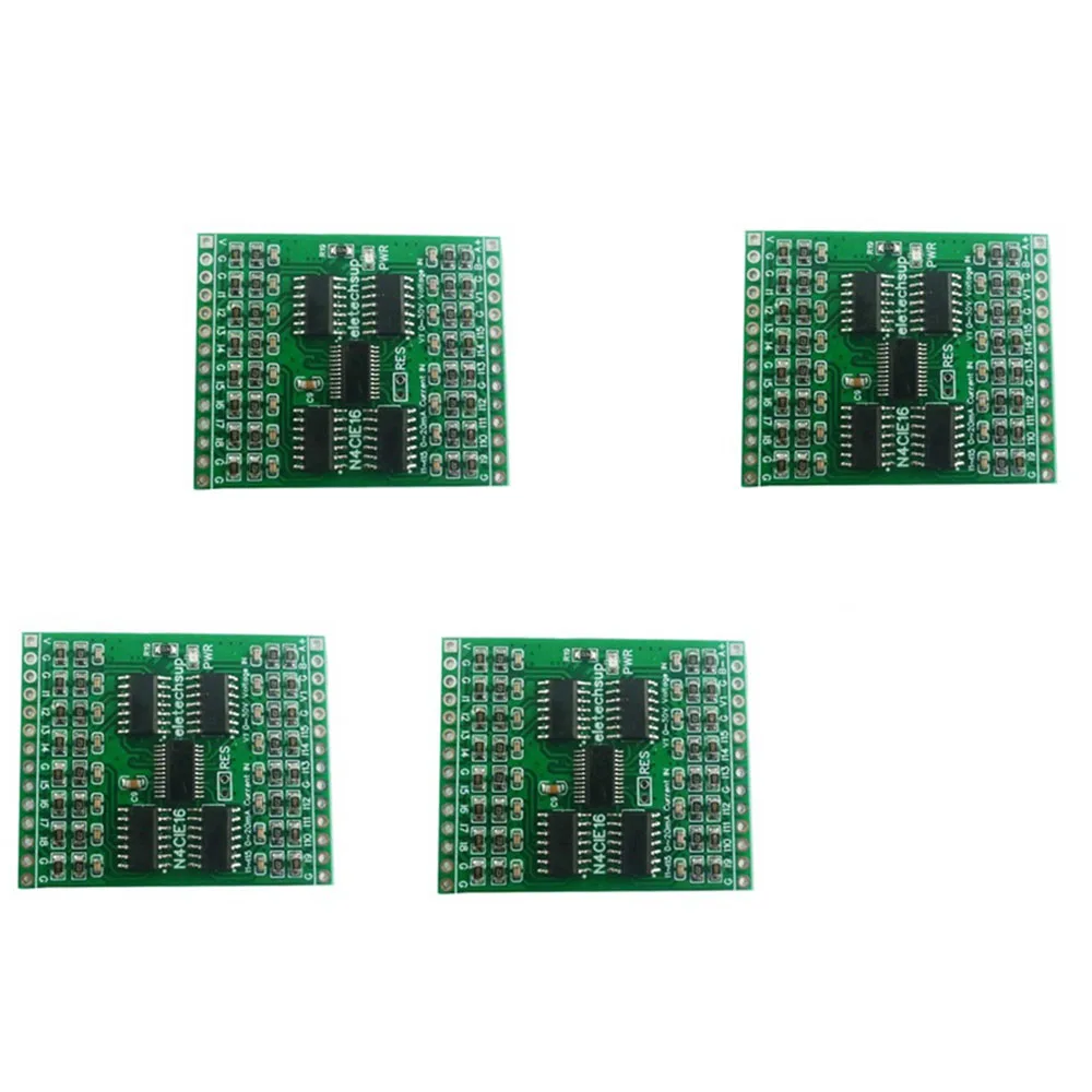 4X16AI Remote IO 15x 4-20MA Current & 1x 0-30V Voltage MODBUS RTU RS485 Core Board for Industrial Field Measurement and Sensing