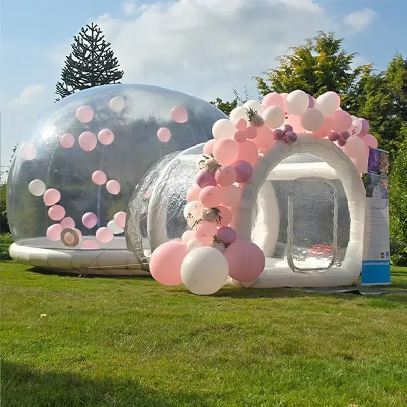 Hot-selling outdoor 3m transparent wedding balloon PVC transparent dome inflatable bubble tent party inflatable balloon