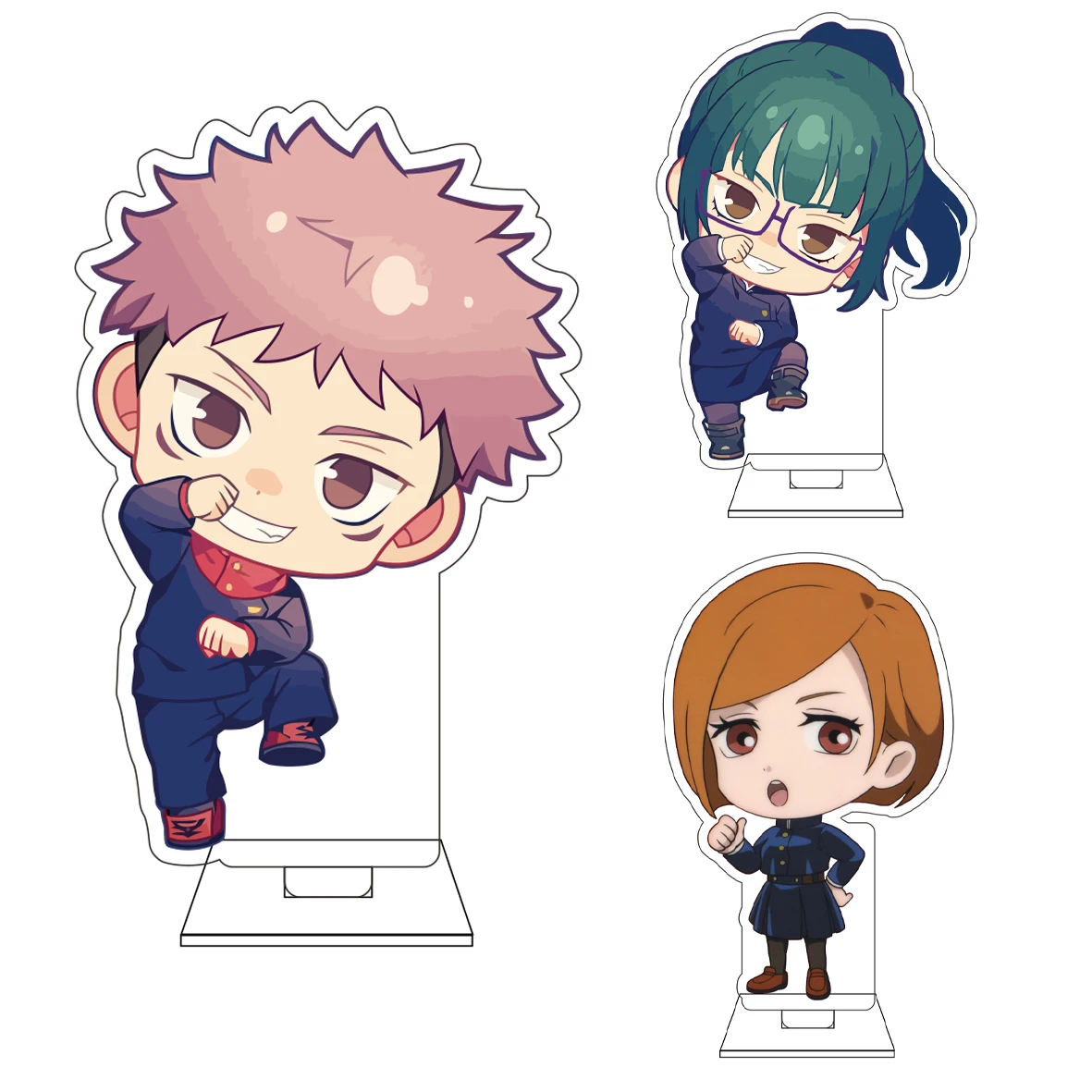 10CM Anime Jujutsu Kaisen Cosplay Niedliche Acryl-Figur Standfigur Gojo Satoru Itadori Yuji Ornamente Geschenke