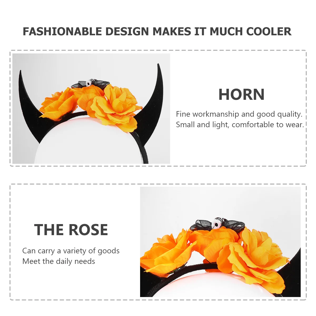 

2 шт., повязка на голову с рогом для Хэллоуина, повязка для волос с рогом черепа, тканевый головной убор для косплея, костюм, реквизит для фотосессии, декор для вечеринки