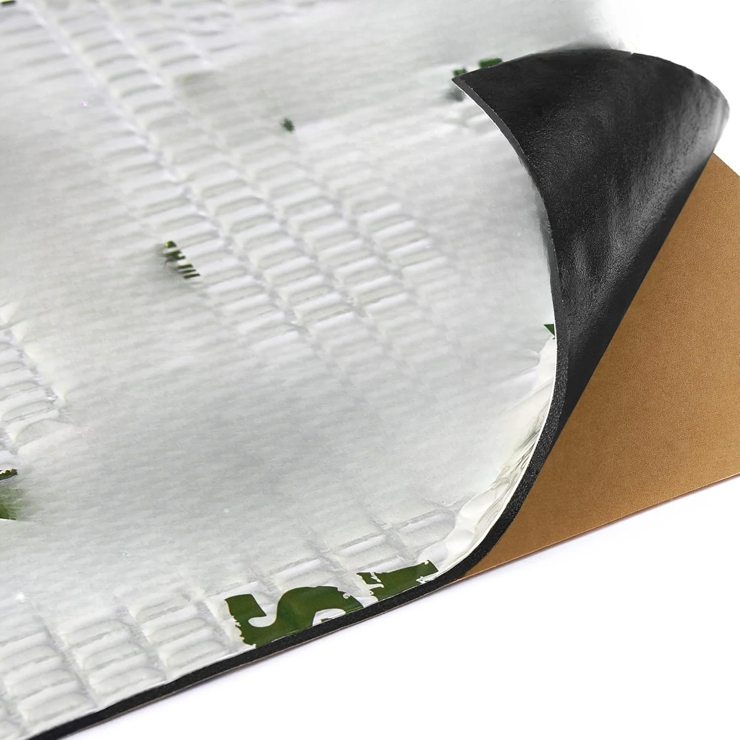 120 مل (3 مم) 30 قدم مربع لتخفيت صوت السيارة - مميت صوت بوتيل للسيارات - عزل الضوضاء وتخطيط الاهتزاز · جديد