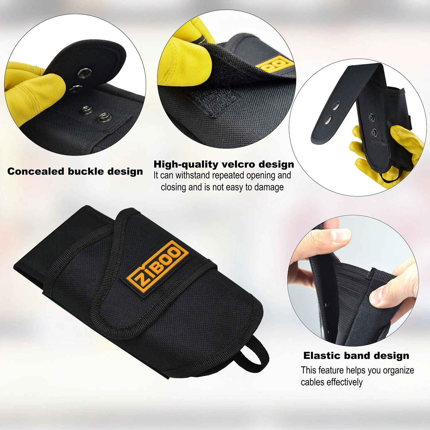 ZIBOO C30 Rugged Fabric Holster ,for T5-1000/T5-600/T6-1000/T6-600 Electrical Voltage