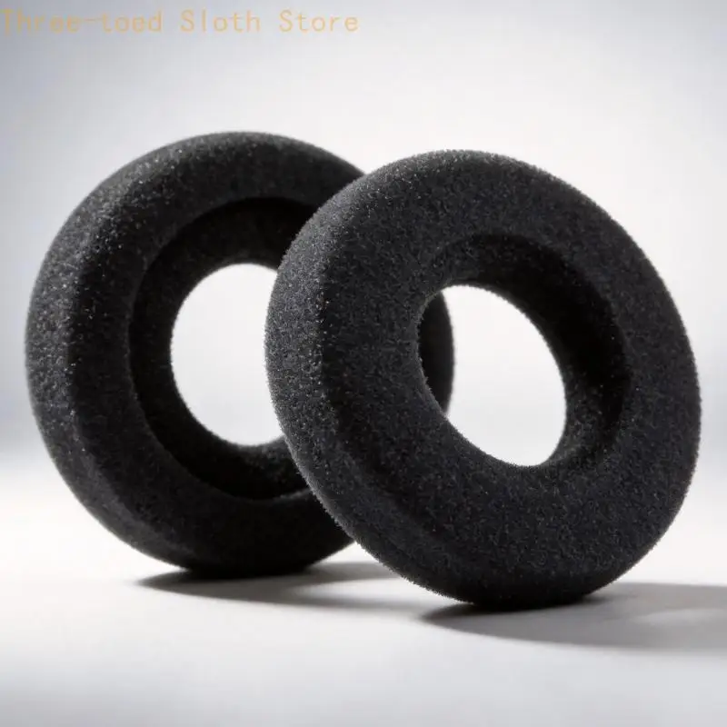 Ersatzschaum-Headset-Ohrpolster für C3310 C3320-Kopfhörer, 1 Paar schwarze Ohrmuscheln E74A – Detail 7