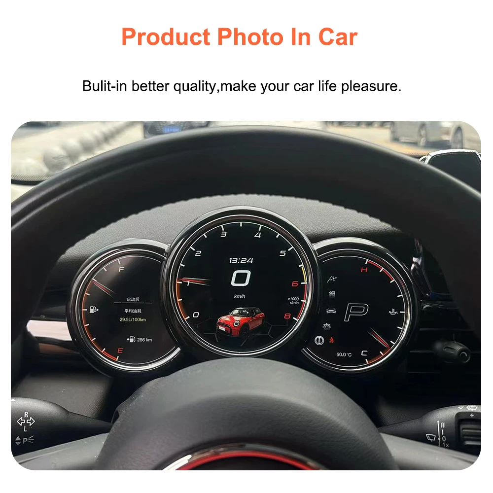 Bonroad Digitales Kombiinstrument für BMW MINI Cooper 2014-2023 R56 R55 R57 F55 F56 F57 Tachometer LCD-Armaturenbrett – Detail 9