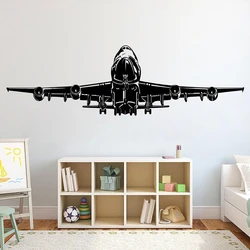 Airplane Vinyl Wall Decal Nursery Wall Art Kids Stickers for Boys Home Decoration Living Room Bedroom Garage Posters T184