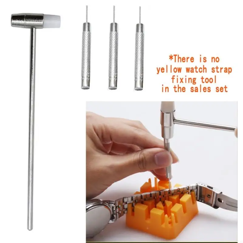  Portable 11Pcs Watch Maintenance Tool Set Convenient for Strap Resizing Bracelet Adjustment Pin Removal Tasks Use