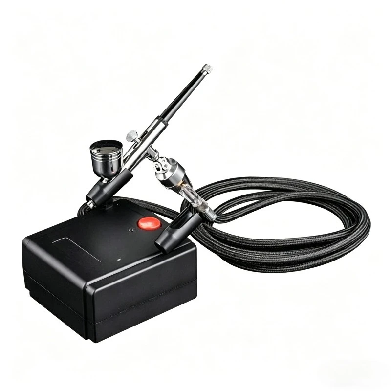 100A Mini Air Pump Set Exterior Wall Painted Model Beauty Nail Art Air Pump Set Model Pen Air Pump