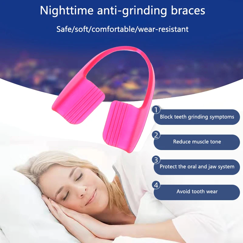 Mouth Teeth Guard For Teeth Grinding 1Pcs Dental Night Rubber Protection Mouth Guard Mouth Clenching Guard For Grinding Teeth