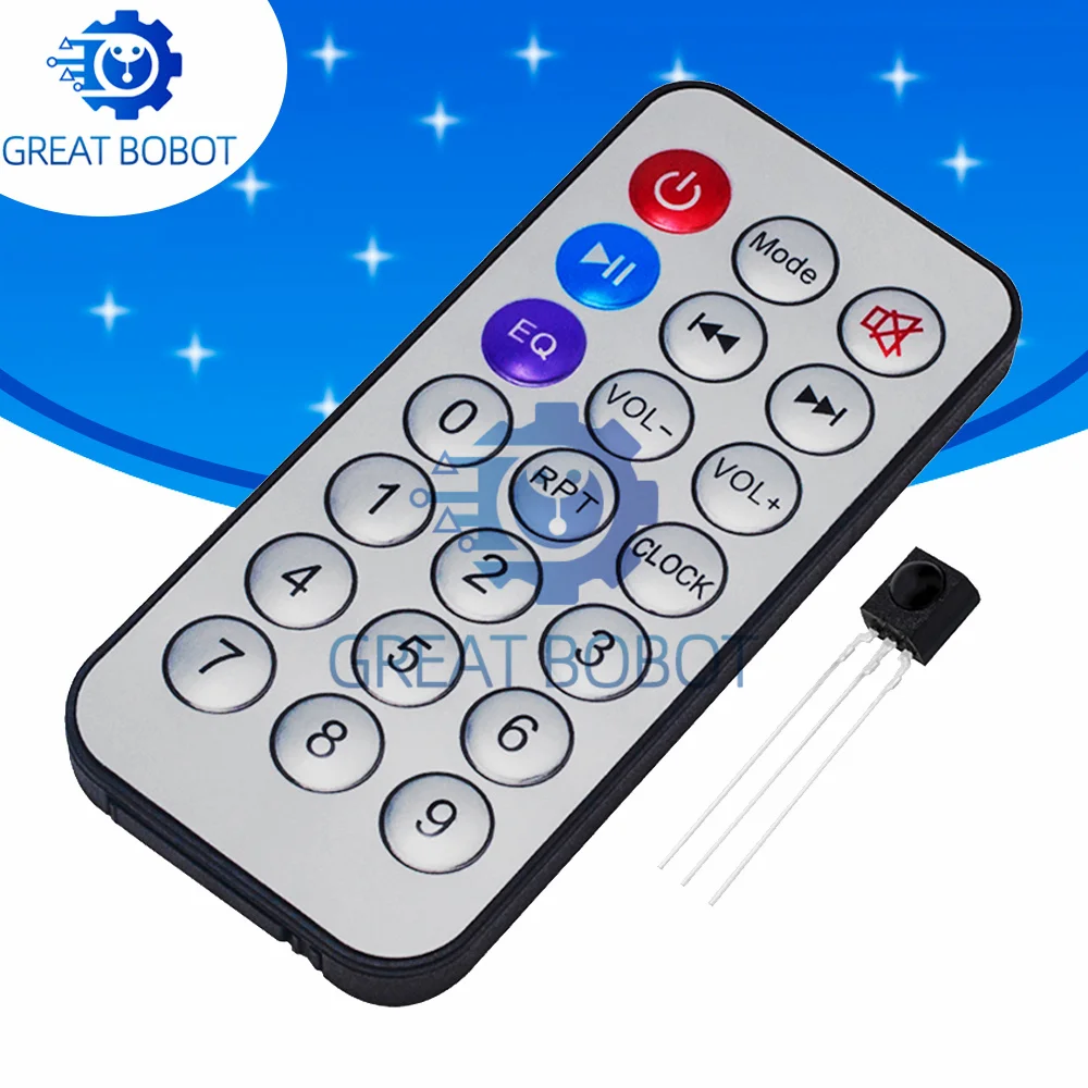 BS 38KHz Infrared Receiver Module Wireless Remote Control Fit Bluetooth Audio MP3 Decoder Board