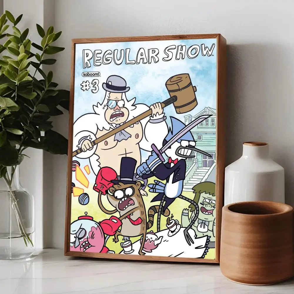 R-Regular Cartoon Show Good Quality Prints and Posters Vintage Room Bar Cafe Decor Home Decor