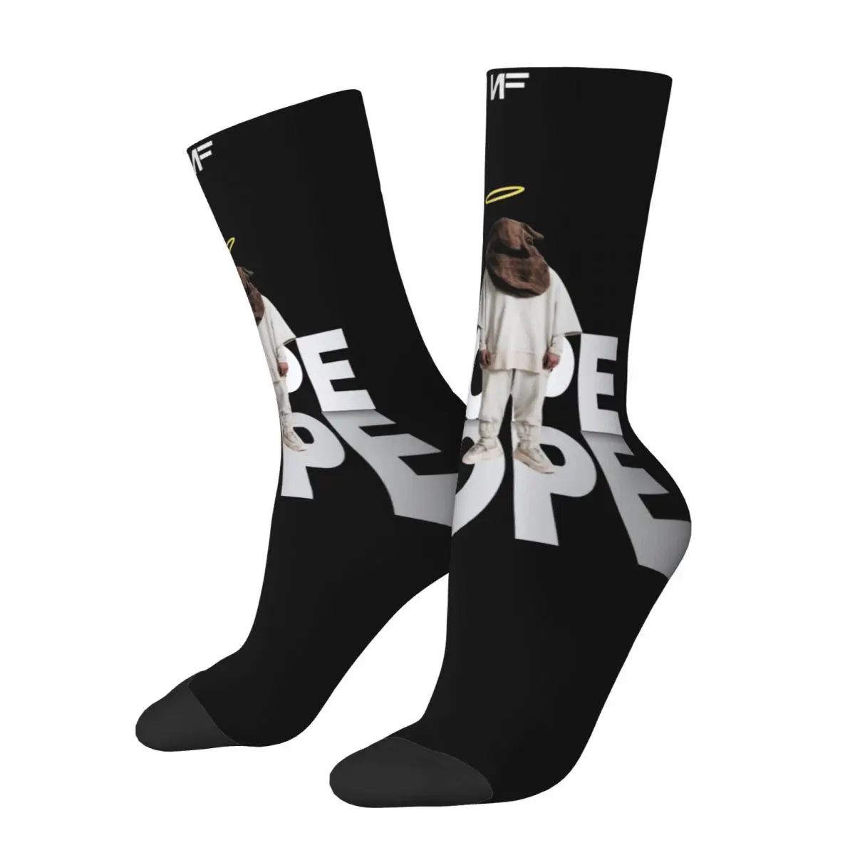 

Women NF Real Music Hope 2024 Tour Socks Soft Fashion Socks Novelty Accessories Middle TubeStockings Suprise Gift Idea