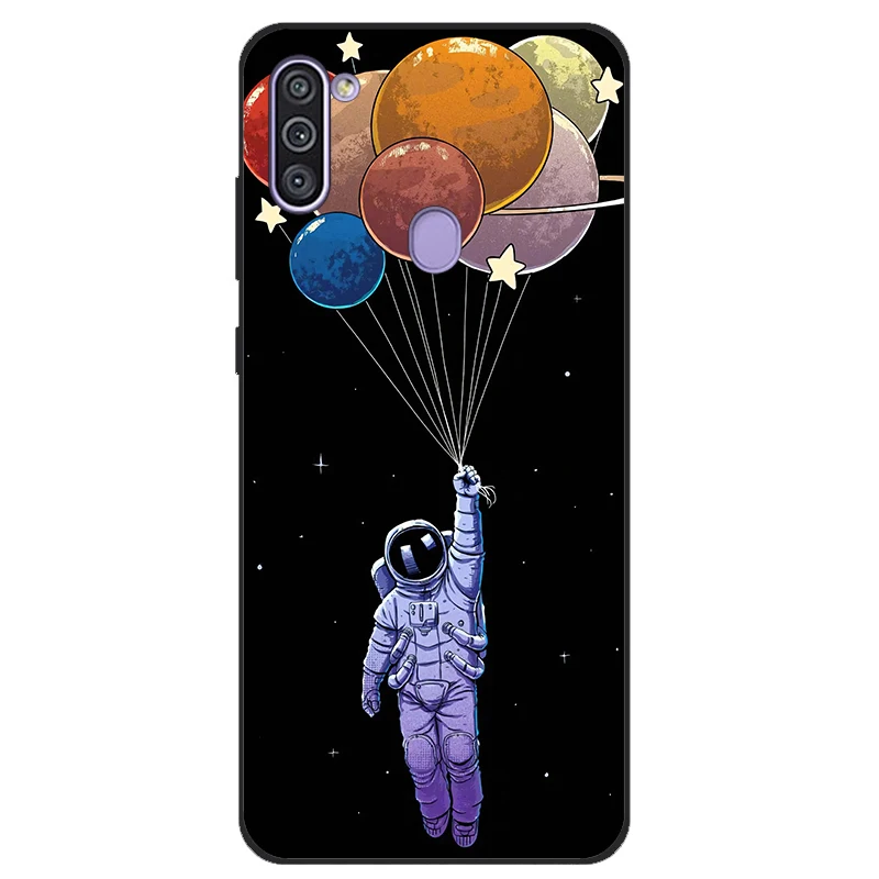 Soft TPU Case For Samsung Galaxy A11 Case M11 Cute Silicone Cartoon Phone Cases For Samsung M11 A 11 GalaxyM11 Back Cover Coque