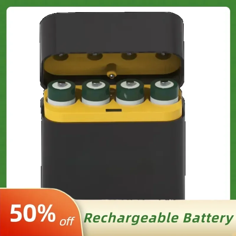 New AA 1.5V 3.6Ah Rechargeable Li-ion Battery for Blood Pressure Fingerprint Smart Door Lock Mouse and Keyboard+Charging Case