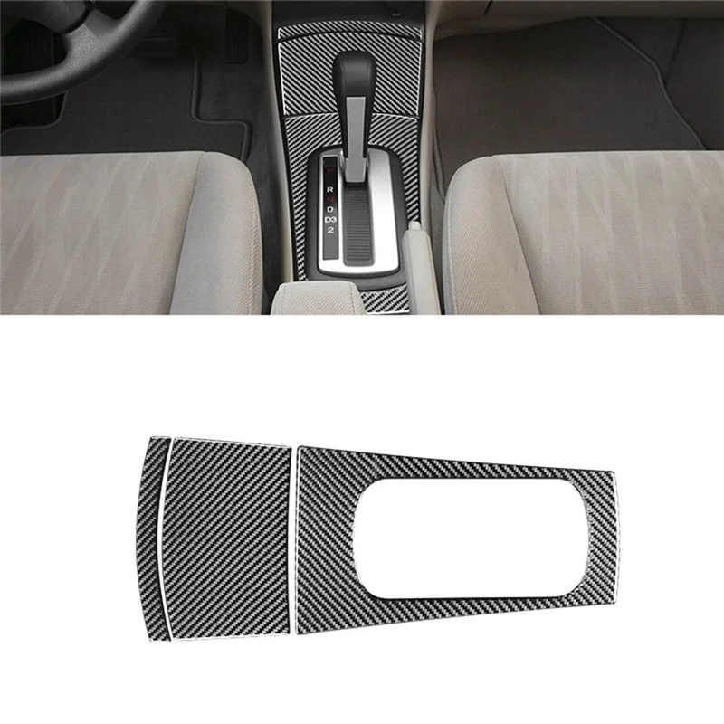 For 2003 2004 2005 Soft Carbon Fiber Central Control Gear Shiift Cover Trim Sticker Accessories