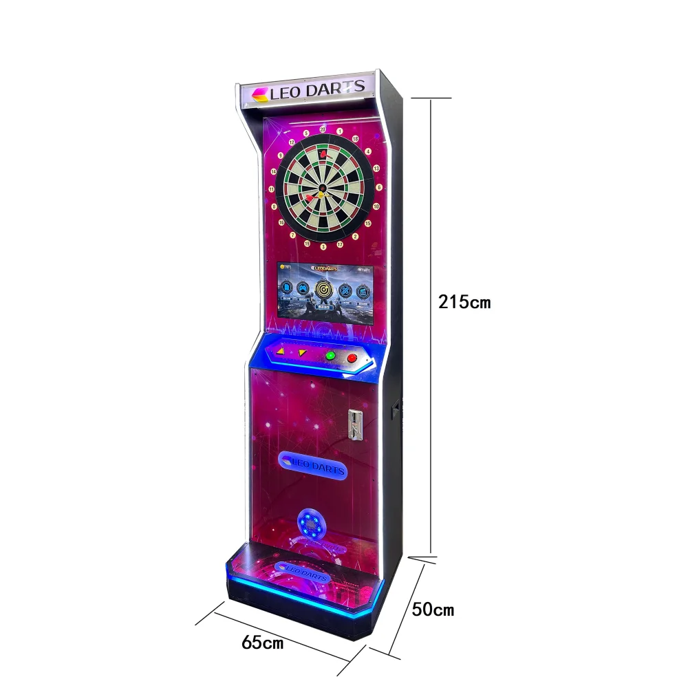 Club Amusement Indoor Sports Single Screen  Electronic Dart Board Machine Coin Operated Arcade Game Dart Machine