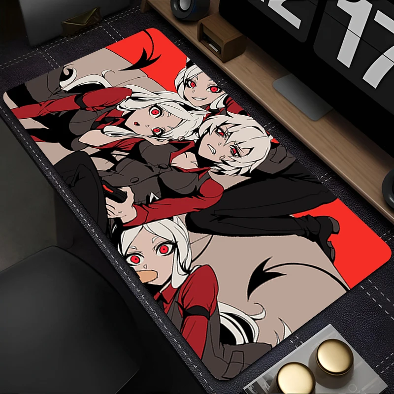 

Mouse Pad PC Accessories Cartoon Keyboard Pad Office Desk Mat Anti Slip Mousepad Natural Rubber Gaming H-helltaker Extended Pad