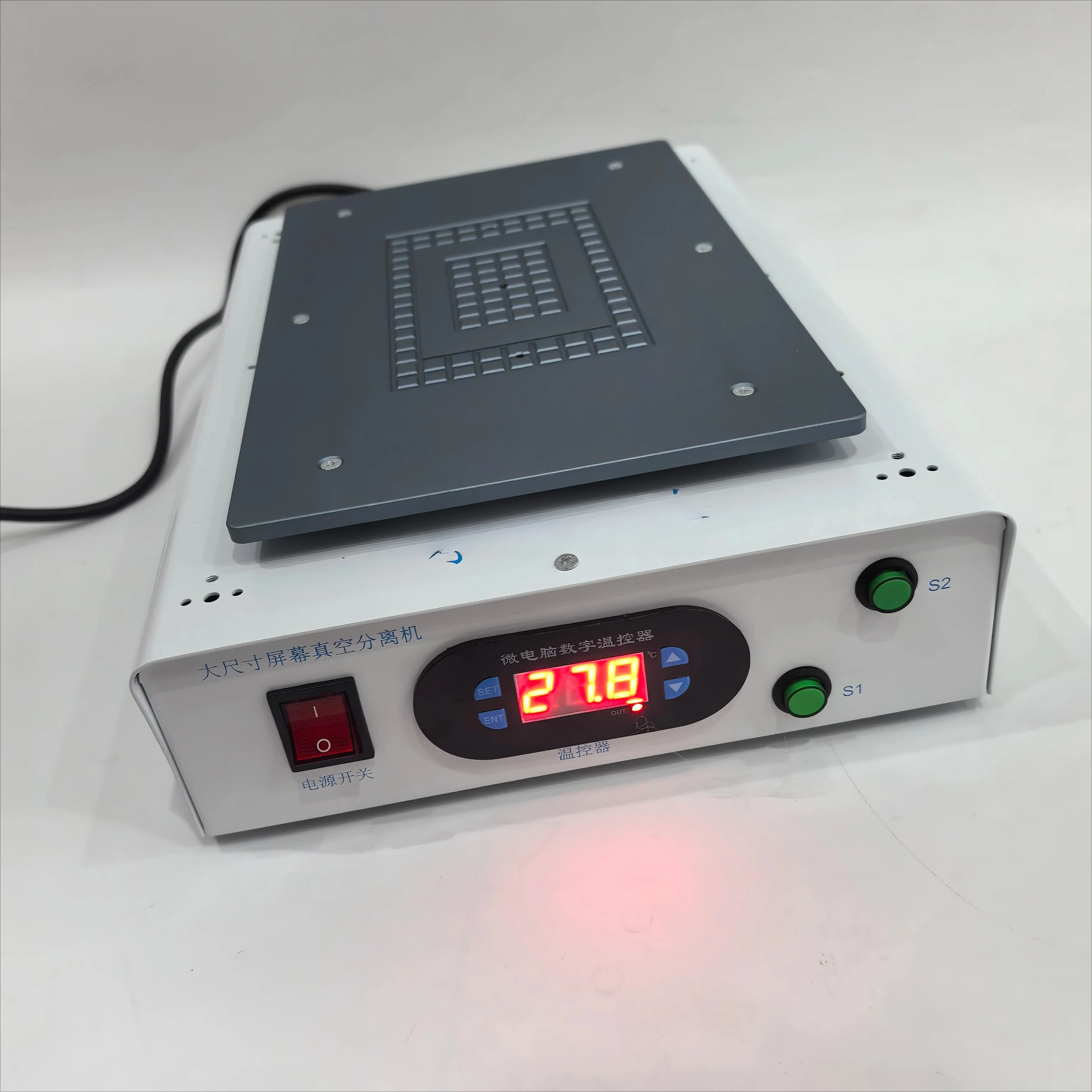 18 Inch LCD Screen Separator Machine for Phone & Tablet Repair | 600W Vacuum Heating Plate with 3 Pumps, Digital Display