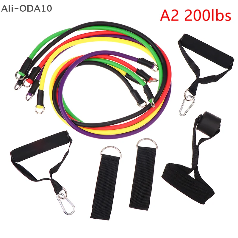 

1 Set Pull Rope Bodybuilding Resistance Bands Set Multi-function Tensioner Suit Muscle Training Belt Elastic Bands