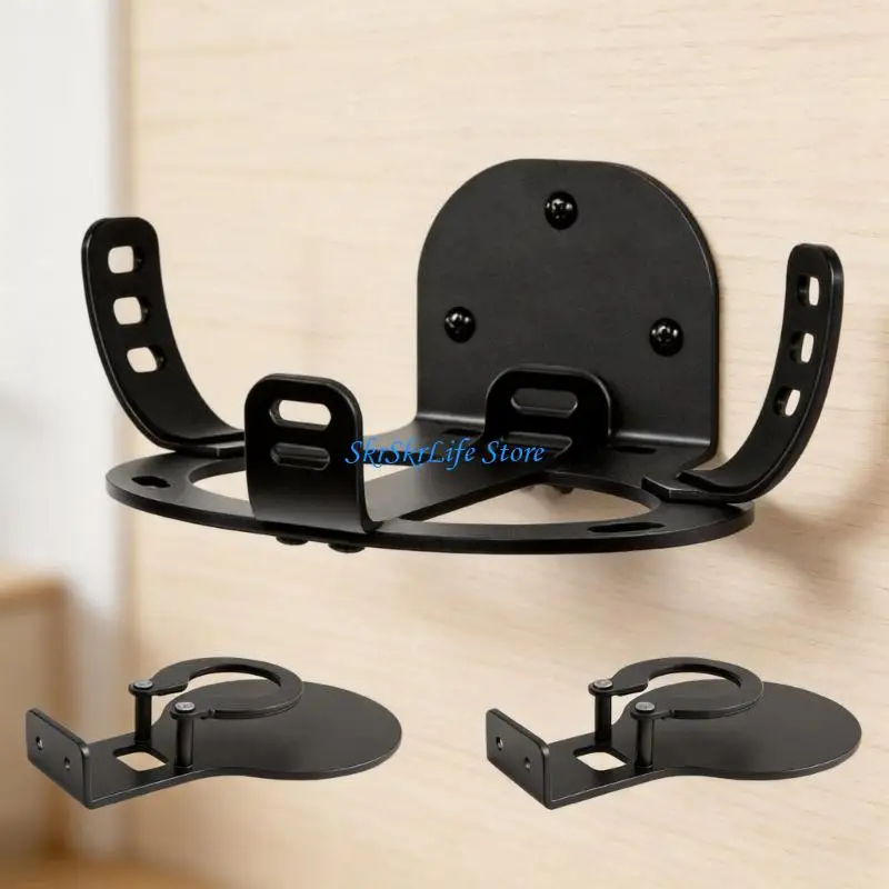 E65E Speaker Wall Mount Holder for SoundSticks5 Speaker Wall Mount Setup, Metal Side Support Bracket for Living Room, Study, or