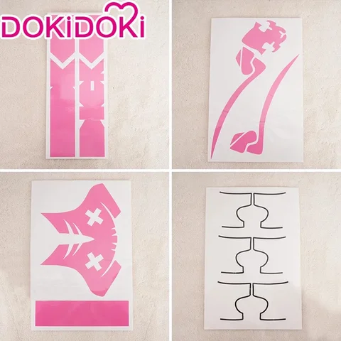 Lucy Davidd Rebeccaa Косплей парик DokiDoki