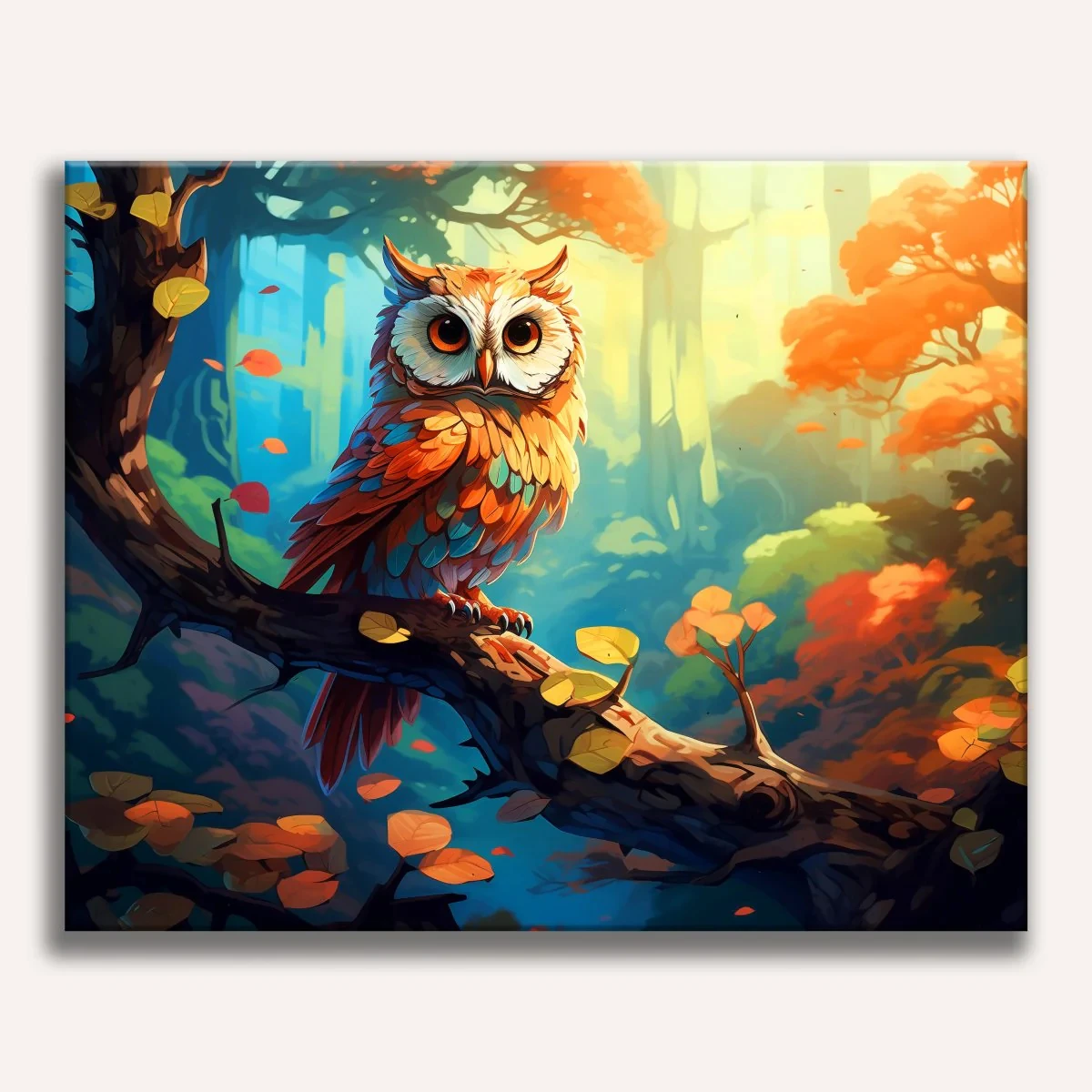 

500/1000 PCS Jigsaw Puzzle Animal Enchanted Owl Lookout Home Family Activity Games for Gameroom Bedroom Home Decor Frameless ﻿