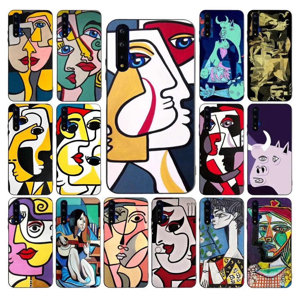 

Picasso Abstract Art Painting Phone Case For Huawei Mate 10 20 30 40 50 lite pro Nova 3 3i 5 6 SE 7 pro 7SE