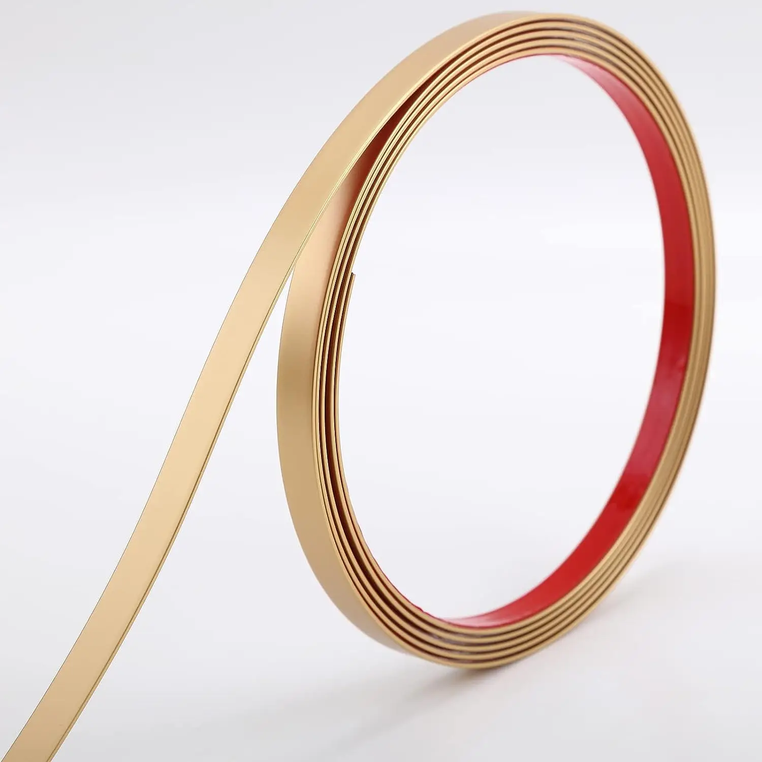 1roll Molding Trim Peel and Stick, Flexible Mirror Border Design, Wall Ceiling Floor Cabinet Tile Edge Moulding, 1cm x 3m