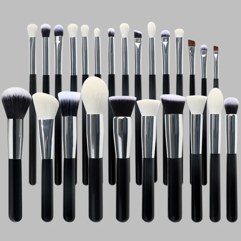 25Pcs Makeup Brushes set profession Cosmetic Concealer eyelashes Powder Blush Soft Fluffy Blending Brush Beauty Tools