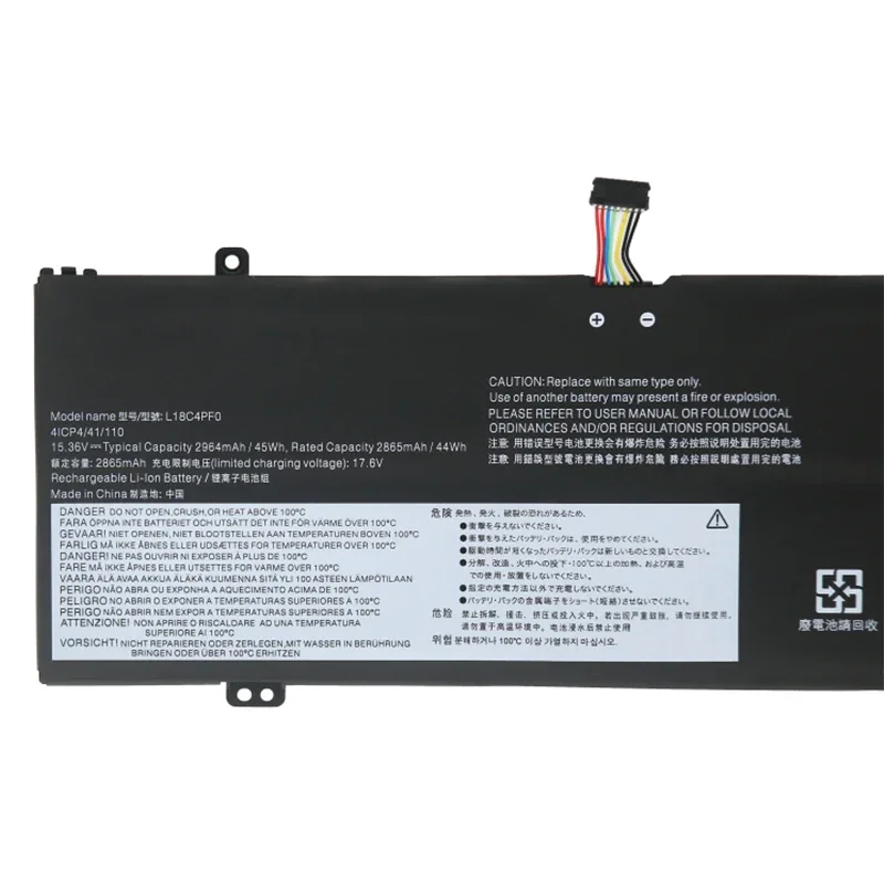 L18M4PF0 L18C4PF0 Laptop Batterij voor Lenovo ThinkBook 13S-IWL 20R90071GE 14S-IWL V 540S Pro-13 14IWL S540-14-IWL L18D4PF0 V 540S