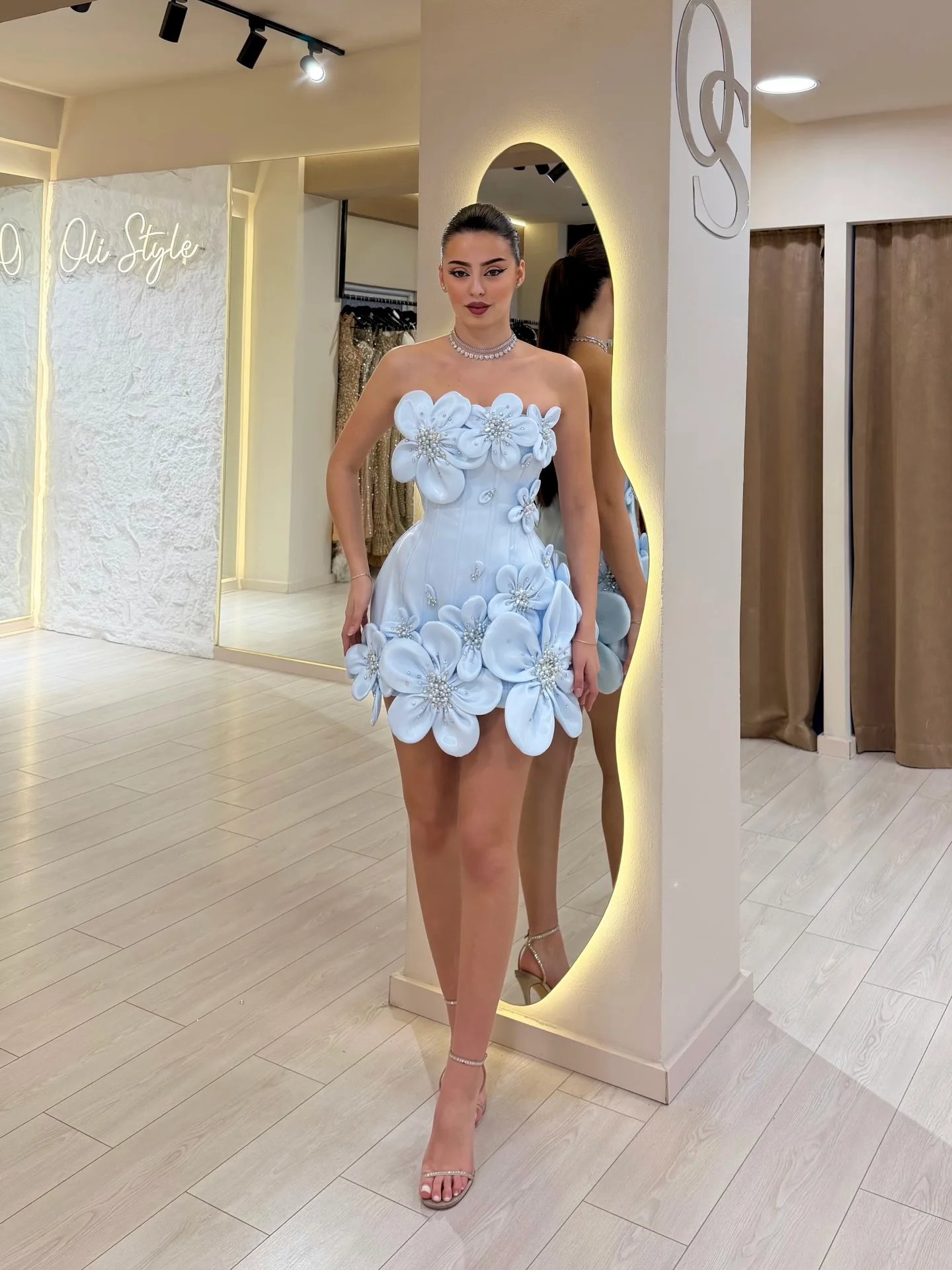 square neck dress Floral Square Neck Short Sleeve Midi Dress – Charming Charlie