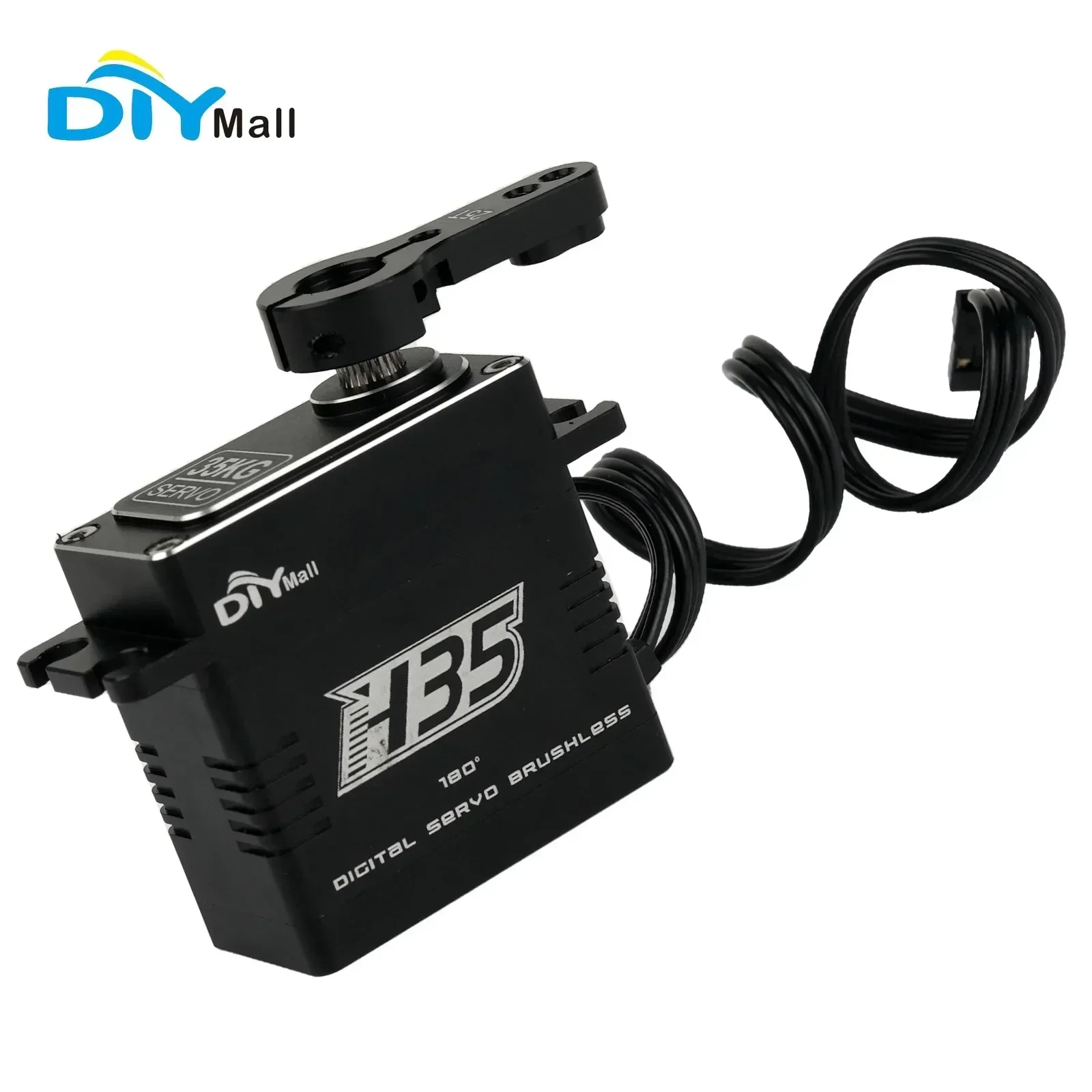 35kg 4.8-8.4V H35 waterproof high-torque all-metal servo brushless motor steel teeth 180/270/360 degrees