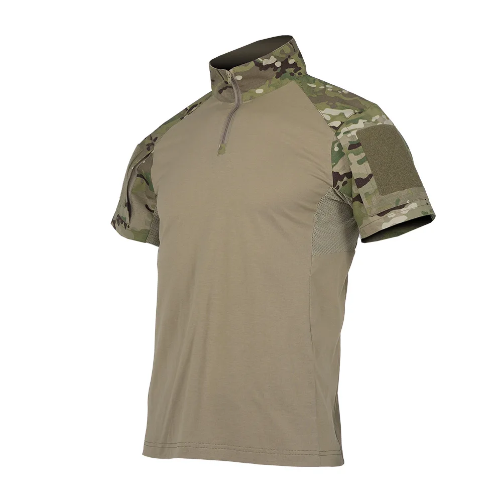 

New Men Assault Camouflage Army T-shirts GEN4 Military Tactical Shirt Short Sleeve Multicam Camo Combat Quick Dry Outdoor Shirts