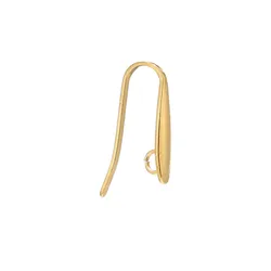 20 Gold Leverback Earring Hooks Stainless Steel Earring Posts DIY Women Earrings Connector Making Anti-allergeic