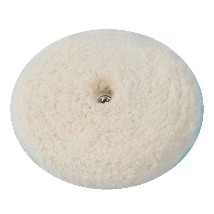 8 Inch Double-sided Wool Ball Wool Polishing Wheel Wool Disc Thread Polishing Pad Furniture Car Paint Mirror