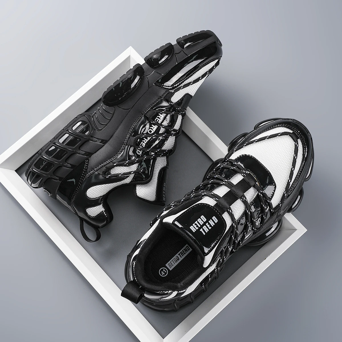 Herren-Sportschuhe in großen Größen, Outdoor-Wanderschuhe, bequeme, lässige, vielseitige, modische Trainingsschuhe für Paare – Detail 6