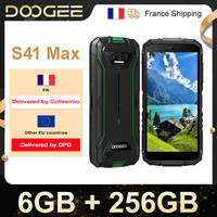 Doogee S41 Max robust Smartphone 6GB + 256GB T606 display HD + battery 6300mAh 13MP + 8MP Android 13 NFC/OTG/Dual SIM