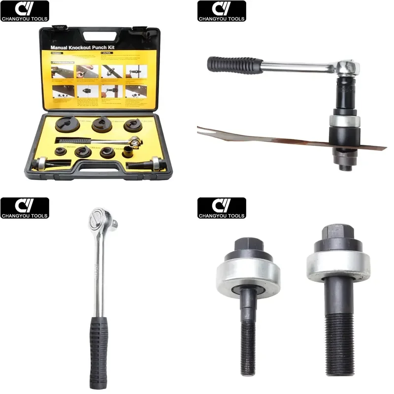 Brand For CC-60 Manual Hole Punch Tool Openings Range 22.5mm-61.5mm 6T Pressure Sheet Thickness of 2mm or Less