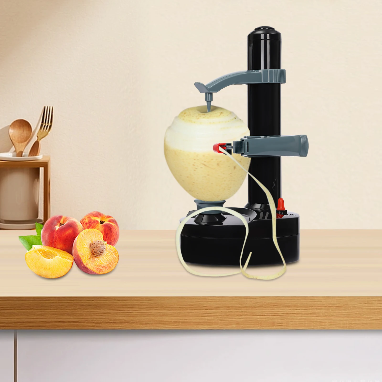 

Electric Peeler For Vegetables Multi-function Fruit Potato Carrot Kitchen Automatic Rotating Peeling Tool