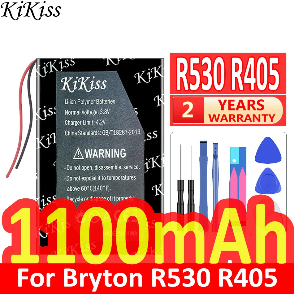 

1100mAh KiKiss Powerful Battery For Bryton R530 R405 530 GPS