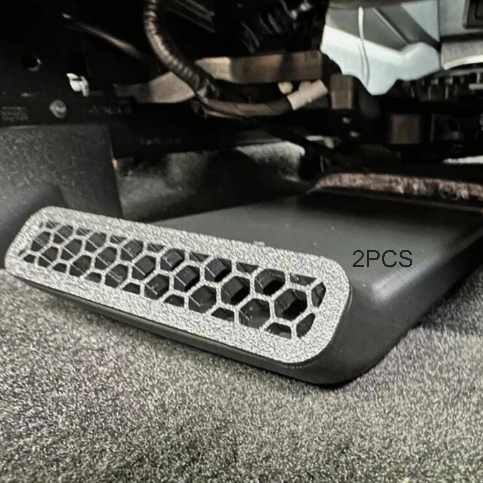 Deflector de Ventilación Trasero para el Suelo, Cubierta Direccional de Flujo de Aire de Plástico de Fácil Instalación para Ford F150 Raptor 2015 a 2024
