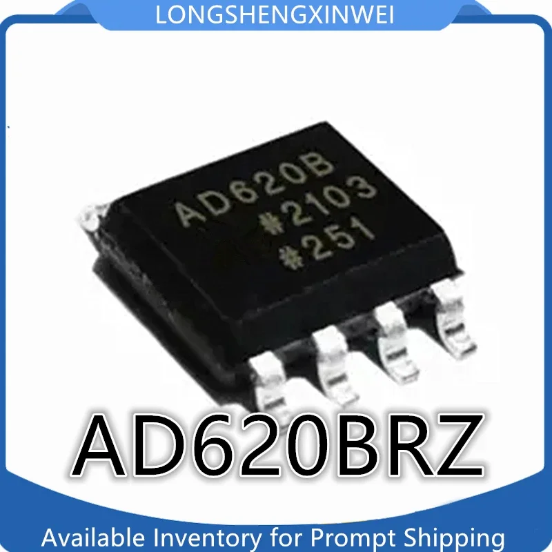 1PCS AD620ARZ AD620A AD620BRZ AD620B SOP8 High-precision Instrument Amplifier Original IC Chip New