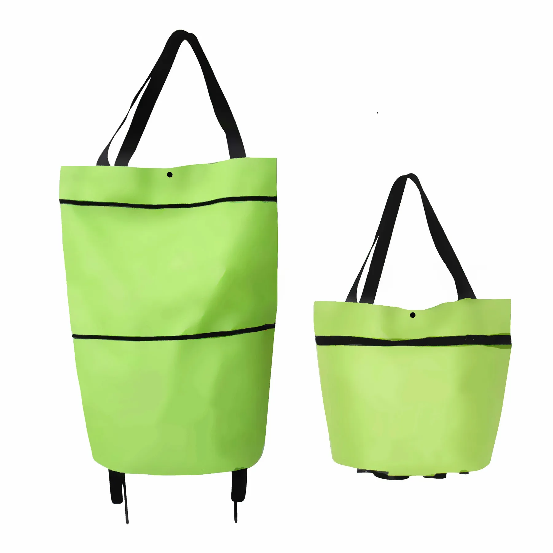 Folding Shopping Pull Cart Trolley Bag With Wheels Foldable Shopping Bags Reusable Grocery Bags Food Organizer Vegetables Bag